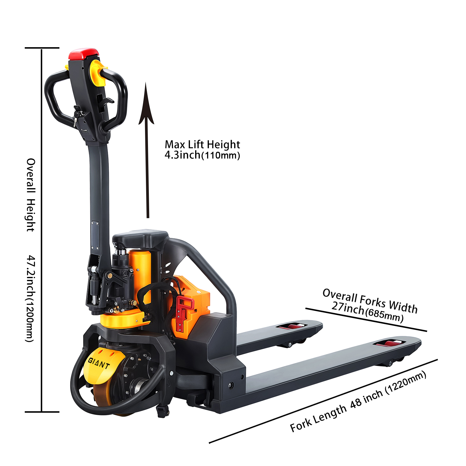Xe nâng pallet điện chạy bằng lithium-CBD15W-Lix