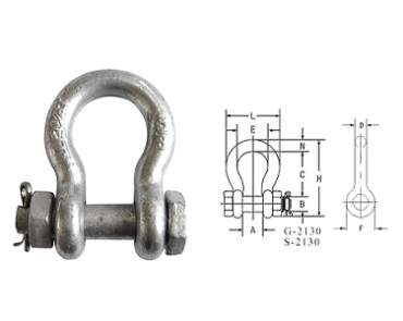 Shackle-G2130 TẮM CHỐT LOẠI HOA KỲ