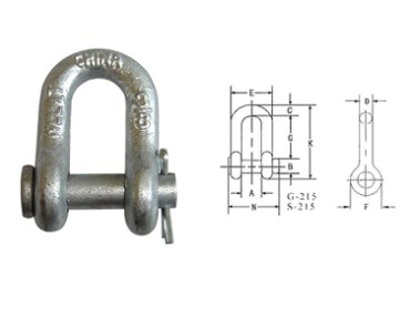 Shackle-G215 CHUỖI CHÂN TRÒN HOA KỲ