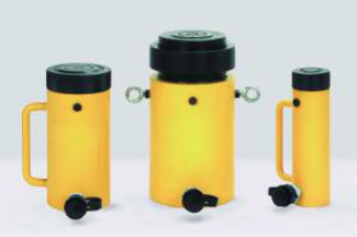 Xi lanh đai ốc tác động đơn, có khóa