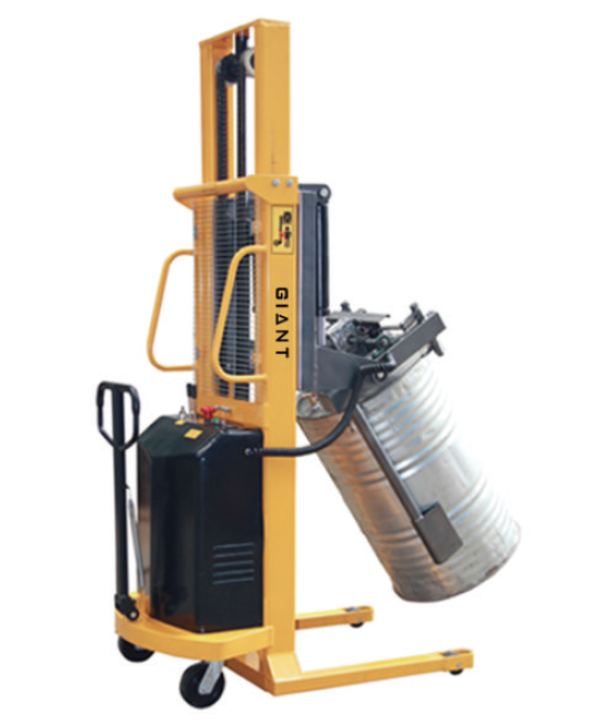 Máy xếp thùng phuy bán điện-YL350